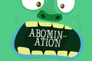 Abomination: A Unique Font for Bold Creative Projects