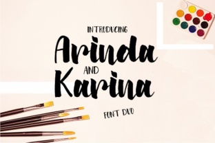 Arinda Karina Duo: A Handmade Brush Style for Modern Design