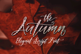 Autumn: A Modern Calligraphy Font with a Unique Aesthetic