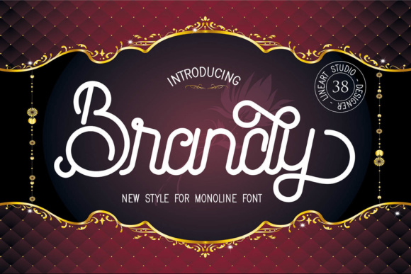 Brandy: A Versatile Monoline Font for Elegant Design