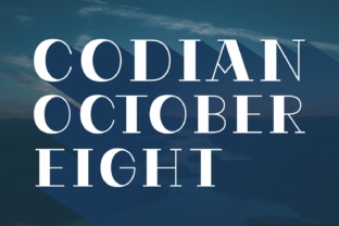 Codian October Eight: A Stylish and Versatile Serif Font for Designers