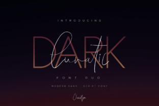 Dark Lunatic Duo: A Stylish Font for Every Project