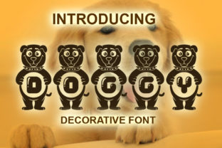 Doggy: A Playful Decorative Font for Creative Projects