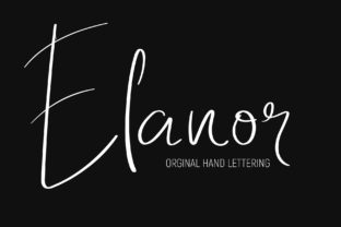 Elanor: A Handwritten Font for Authentic Design