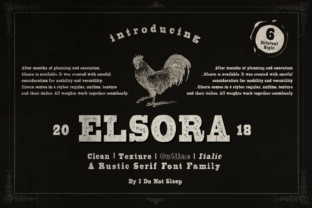 Elsora: A Vintage Typeface with Timeless Appeal