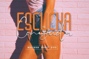 Escucha Consuela Duo: A Stylish Font for Creative Projects