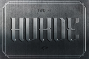 Horde: A Bold, Elegant Font for Modern Designers