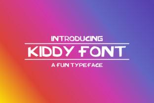 Kiddy: A Playful Font for Modern Design with a Childlike Touch