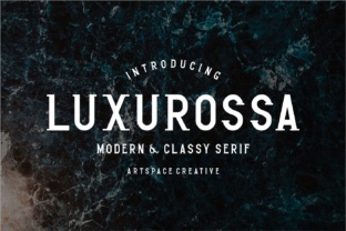 Luxurossa: A Timeless Serif Font for Elegant Design
