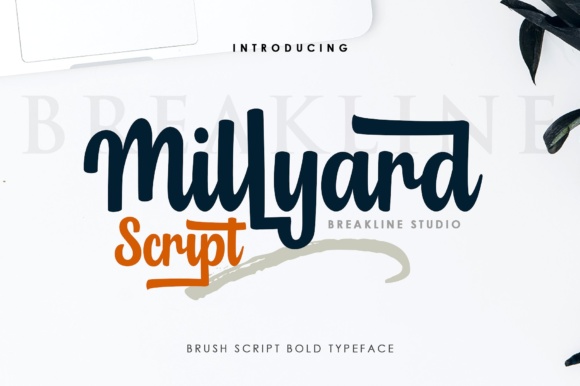 Millyard Script: A Bold and Clean Font for Strategic Design