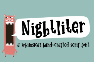Nightliter: A Whimsical Hand-Crafted Font for Expressive Design