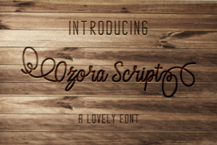 Ozora Script: A Stylish Handwritten Font for Creative Expression