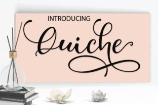 Quiche: A Script Font That Stands Out