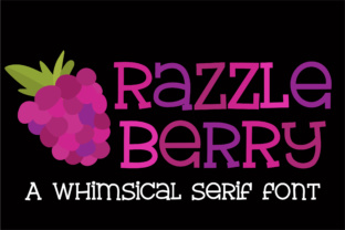 Razzle Berry: A Creative Typography Choice