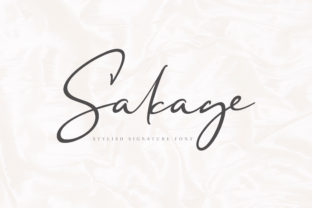 Sakage: Elegant Handwritten Style
