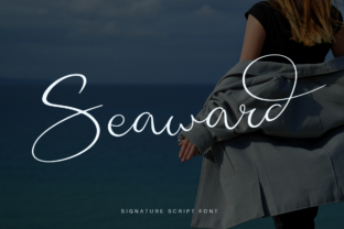 Seaward: A Handmade Signature Font for Elegant Branding