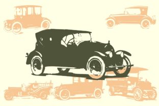 The Calhambeque: A Unique Collection of Vintage Car Silhouettes for Designers and Creators