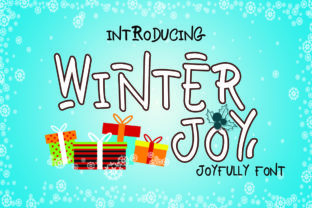 Winter Joy: A Handwritten Holiday Font for Creative Workflows