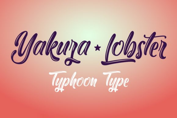 Yakuza Lobster: A Bold, Rounded Font for Creative Projects